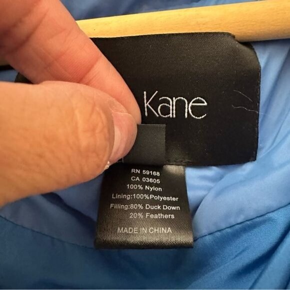 Karen Kane Caddie Baby Blue Puffer Vest Size XS - Picture 9 of 10